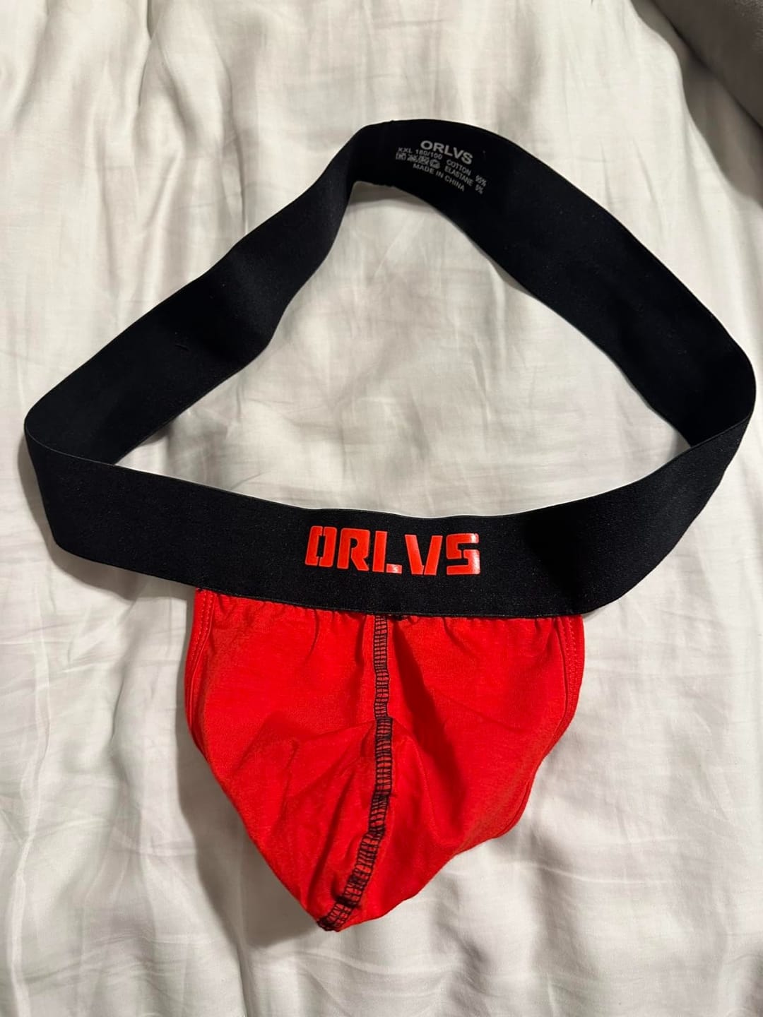 Customer photo review of 3 Pack Men's Sexy Low-Rise String Thong