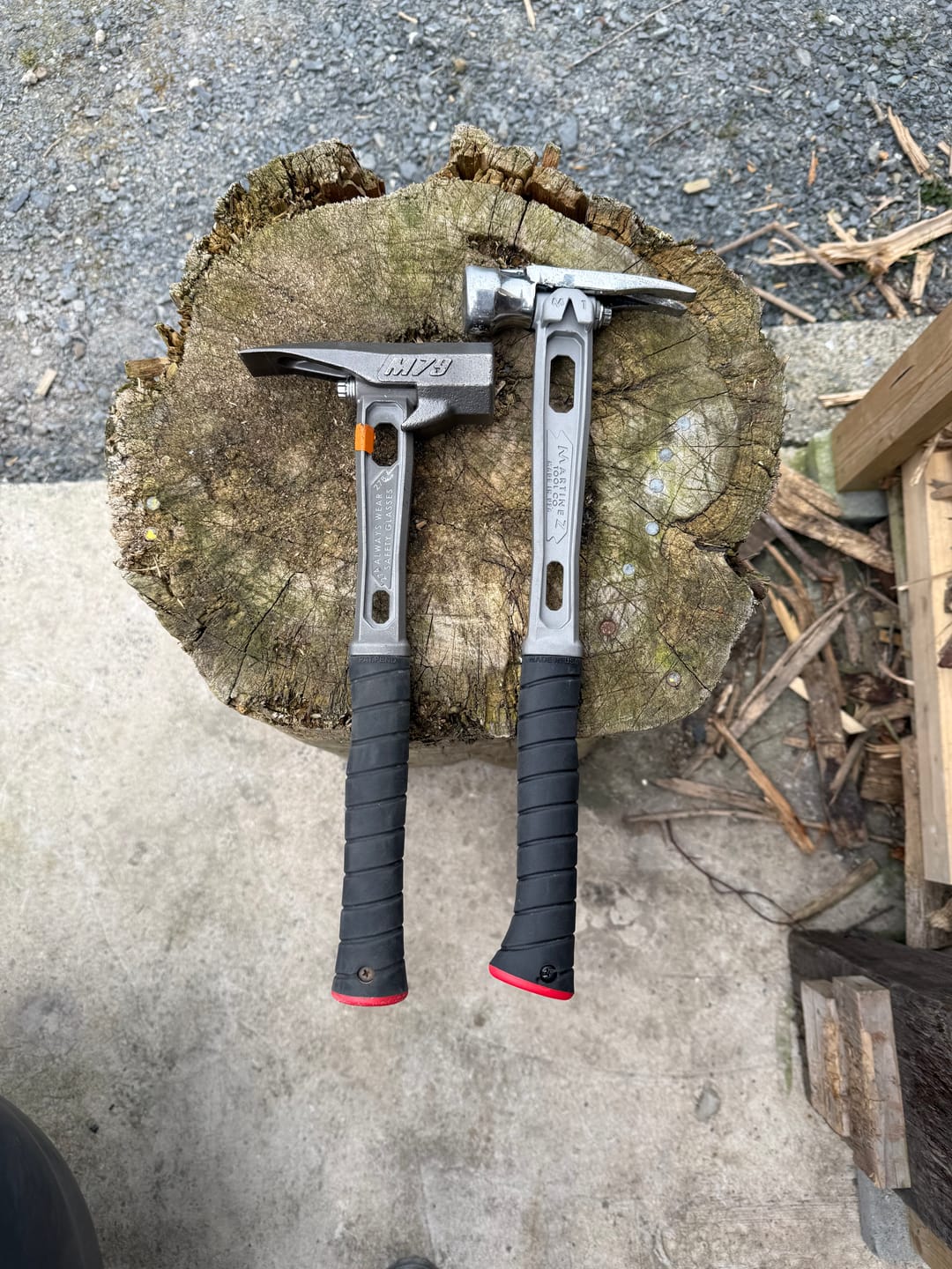 Customer photo review of Martinez Tools | M1 15oz Steel Hammer Head - Polished Edition