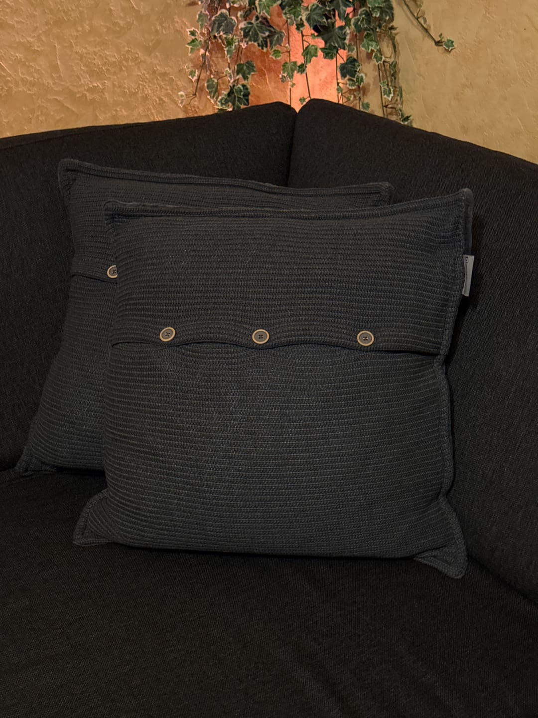 Customer photo review of Kuschelkissen • Strick • 50x50 cm