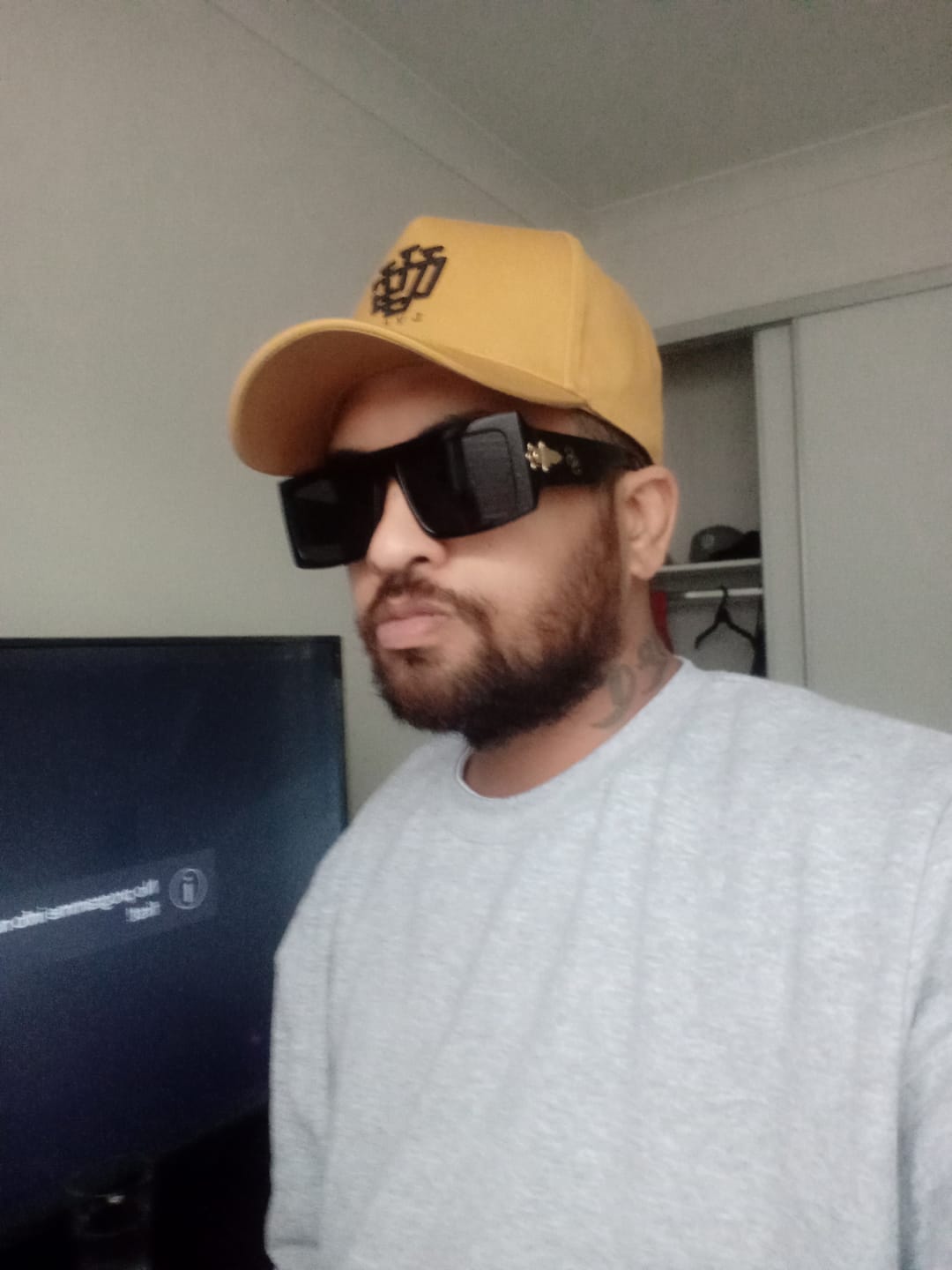 Customer photo review of LVCO "Vegas Gold" A-Frame Snapback