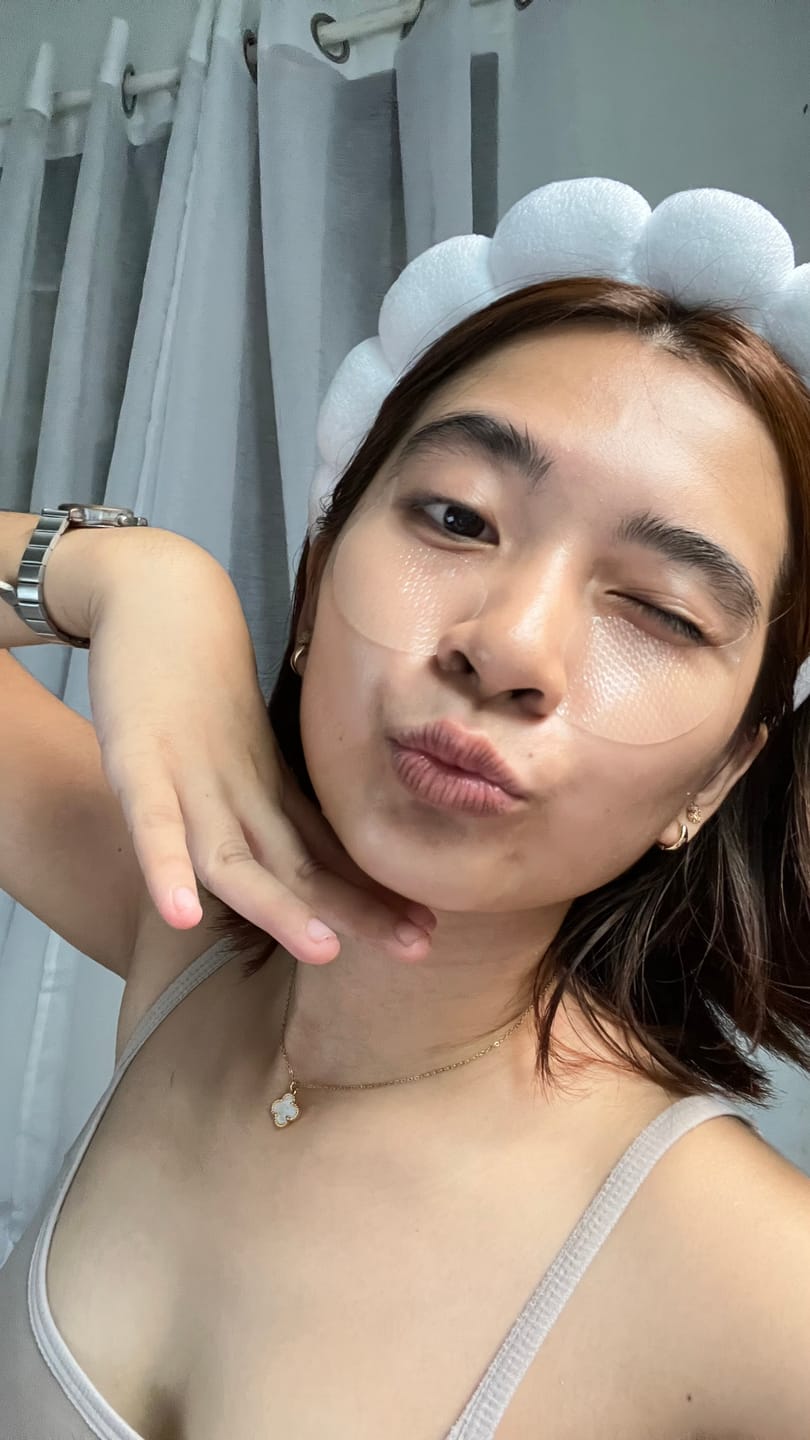 Customer photo review of Collagen eye patch Jericho rose jelly