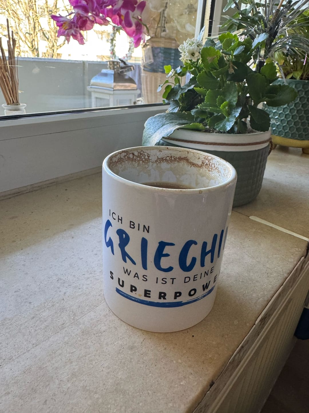 Customer photo review of Griechin Superpower - Tasse