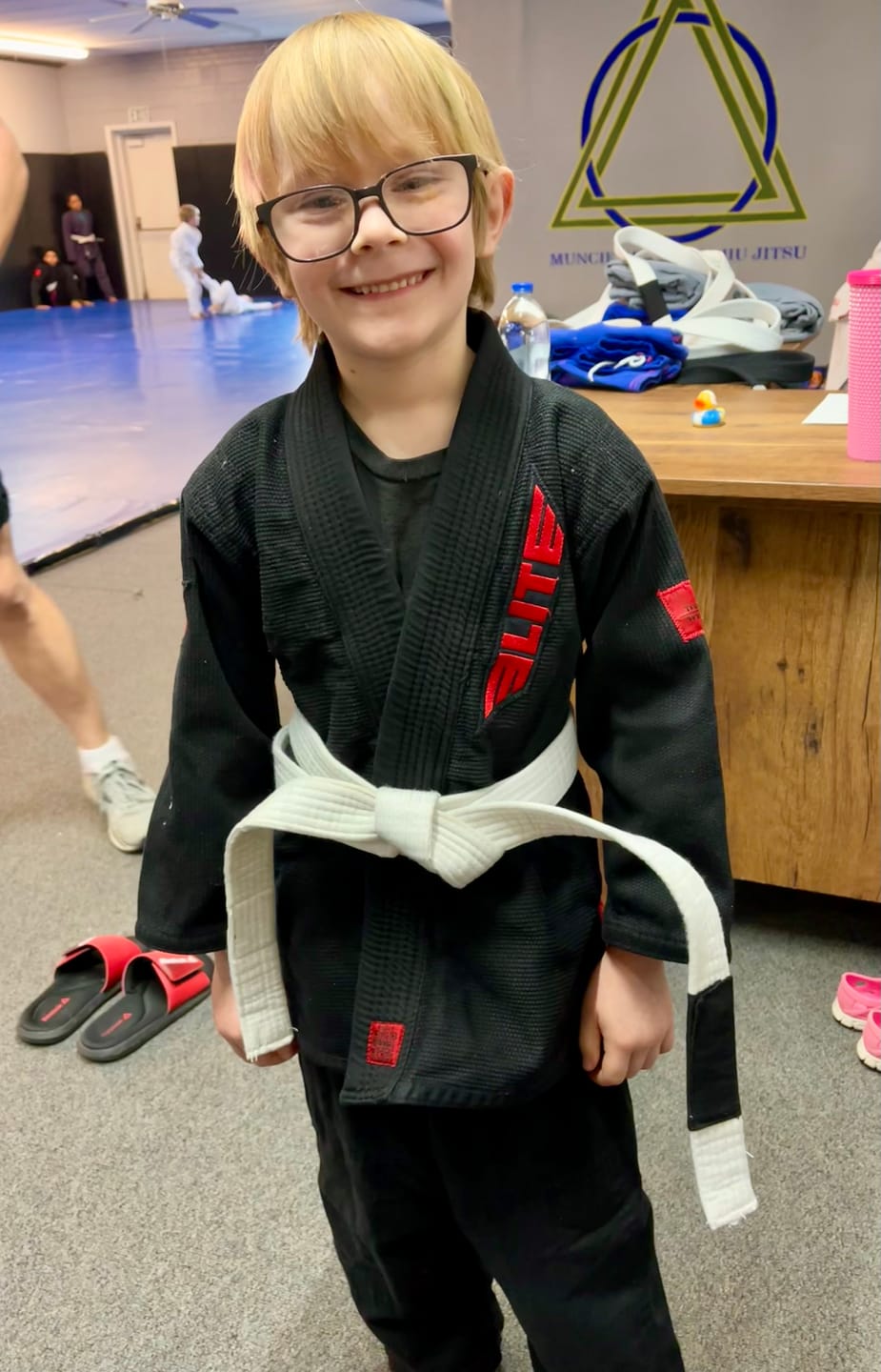 Customer photo review of Core Black Brazilian Jiu Jitsu Kids BJJ Gi