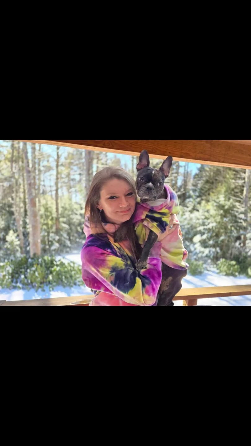 Customer photo review of Velvet Human Hoodie - Berry Lemonade