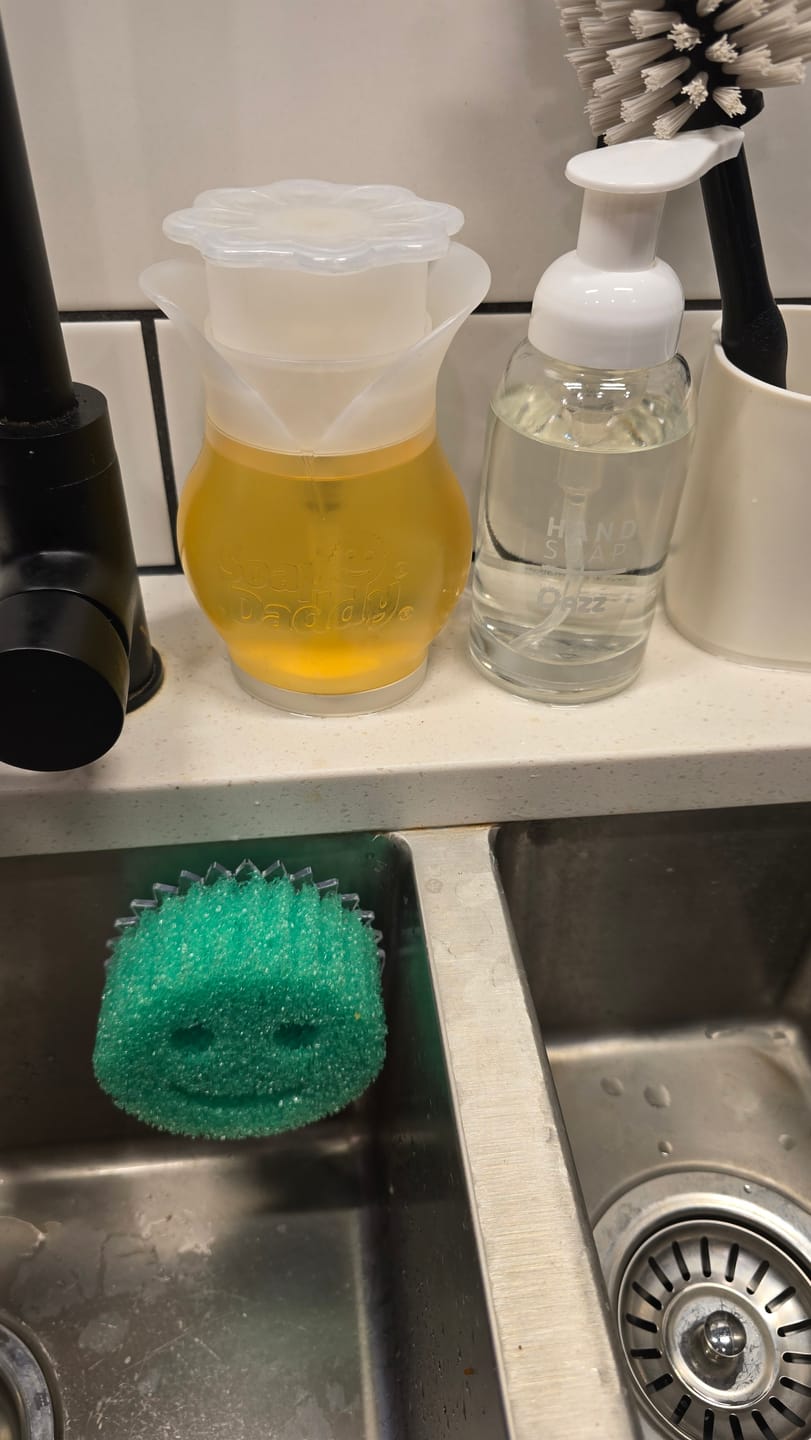 Customer photo review of Scrub Daddy Caddy