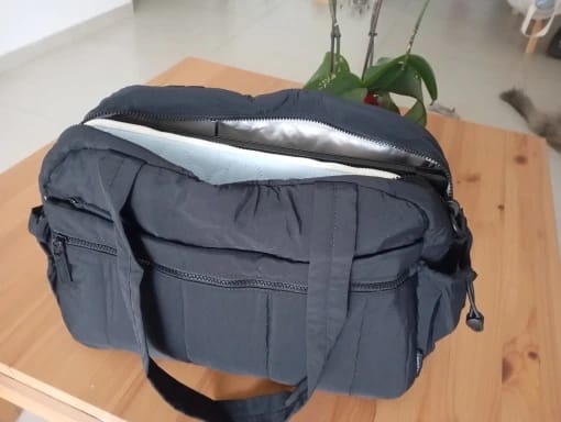 Customer photo review of Sac Week-End Femme Matelassé
