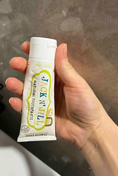 Customer photo review of Jack N'Jill Doğal Diş Macunu Aromasız 50g (Kasada Ekstra %15 İndirim)