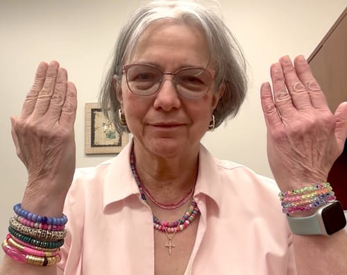 Customer photo review of Laurel Bracelet