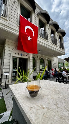 Customer photo review of PROPEL Espresso Glass Set
