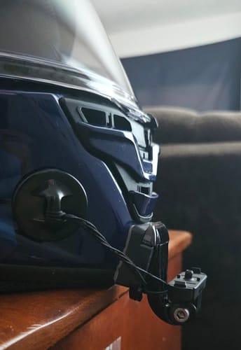 Customer photo review of Shoei X-15 / X-SPR PRO Camera Mount