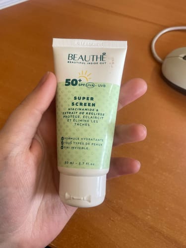 Customer photo review of Super Screen - SPF 50+
