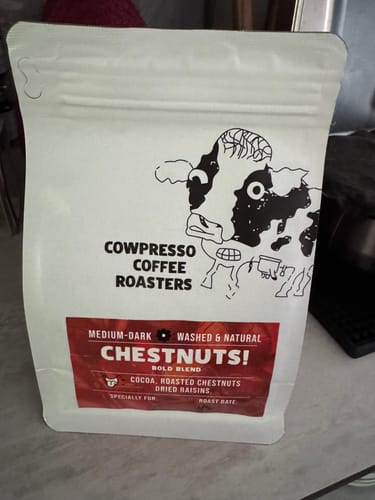 Customer photo review of ChestNuts! Bold Blend (Roaster's Special)