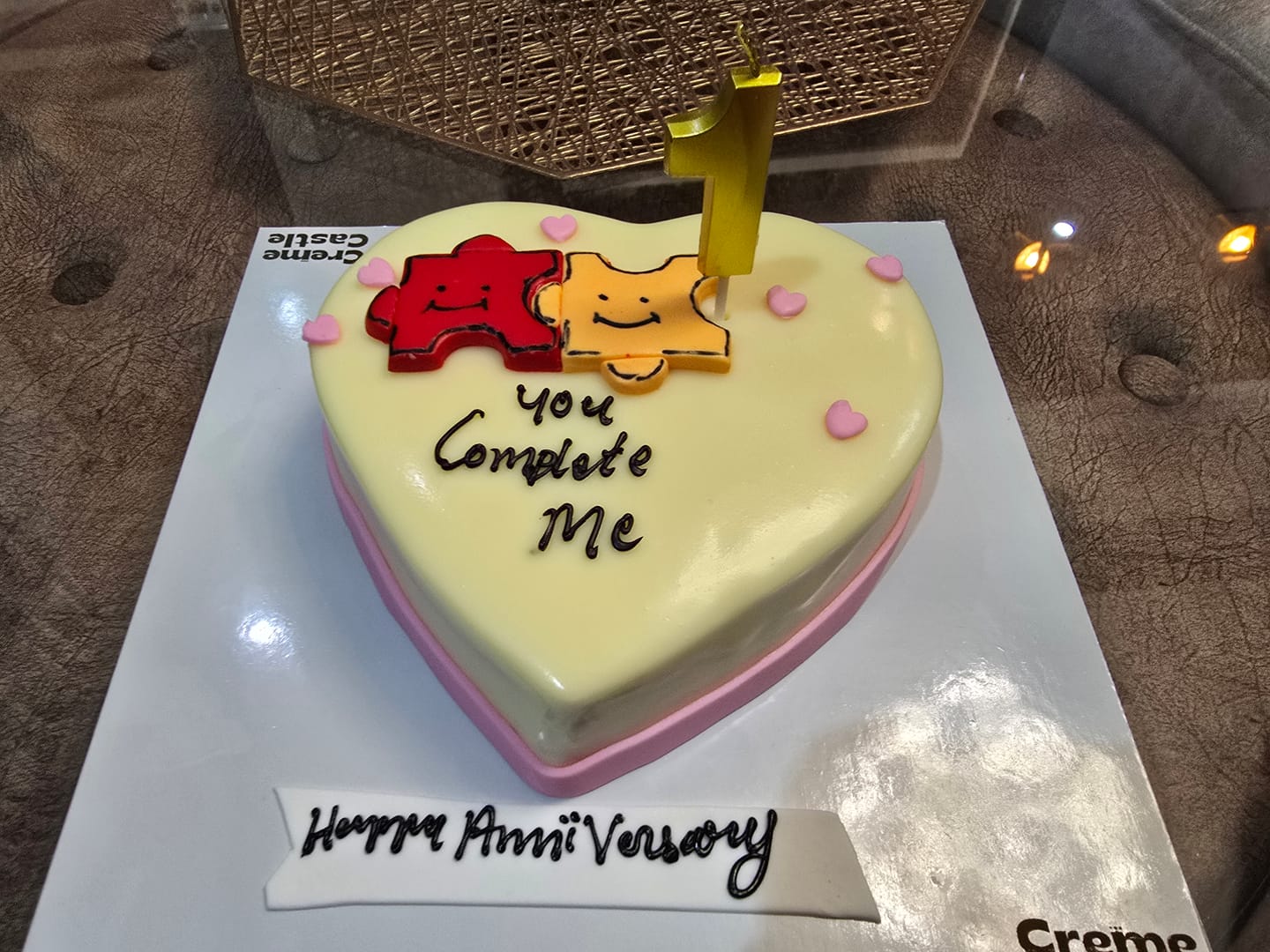 Customer photo review of 1 Number Candle