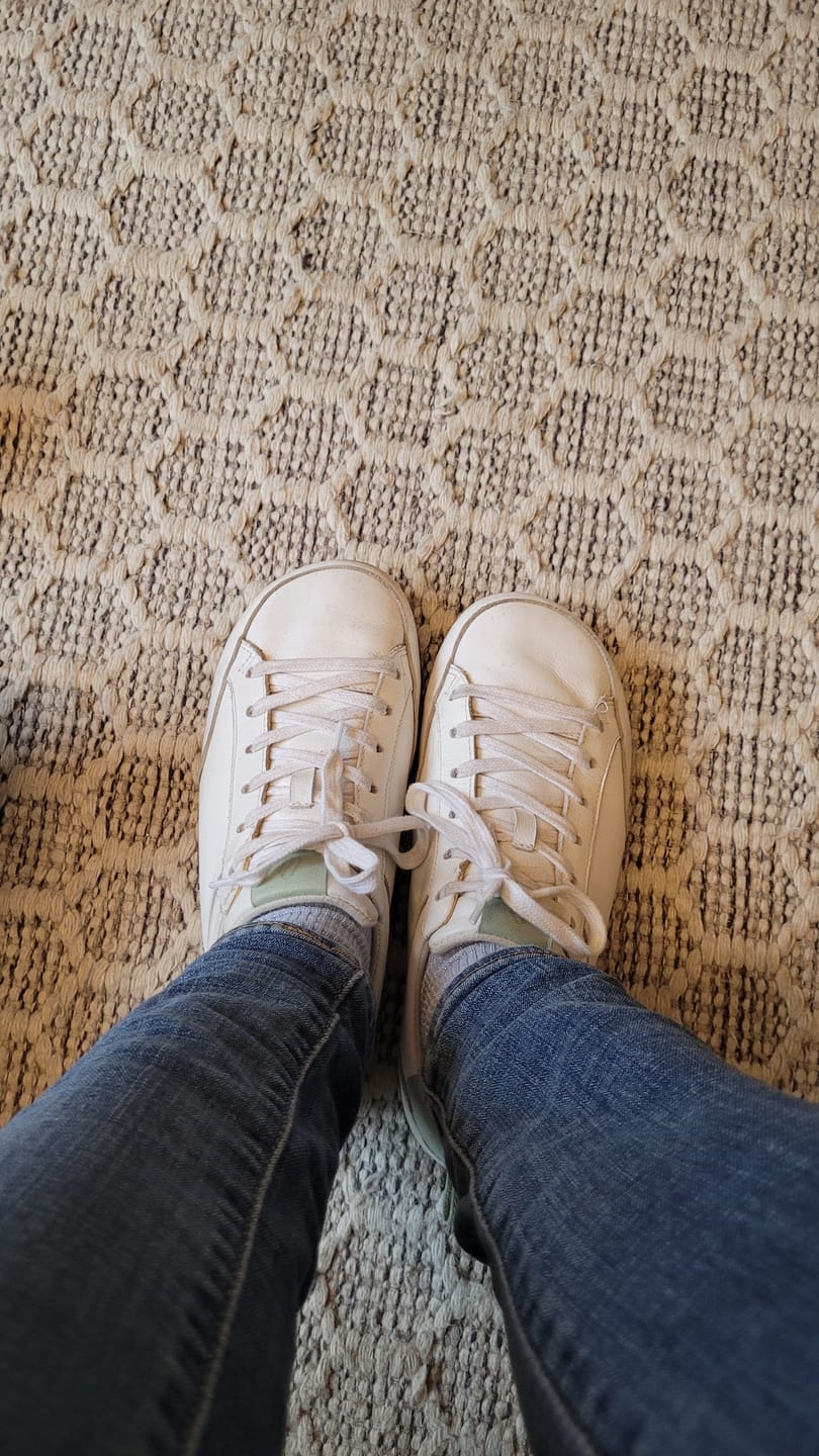 Customer photo review of Zapatilla A1. Blanca Romero