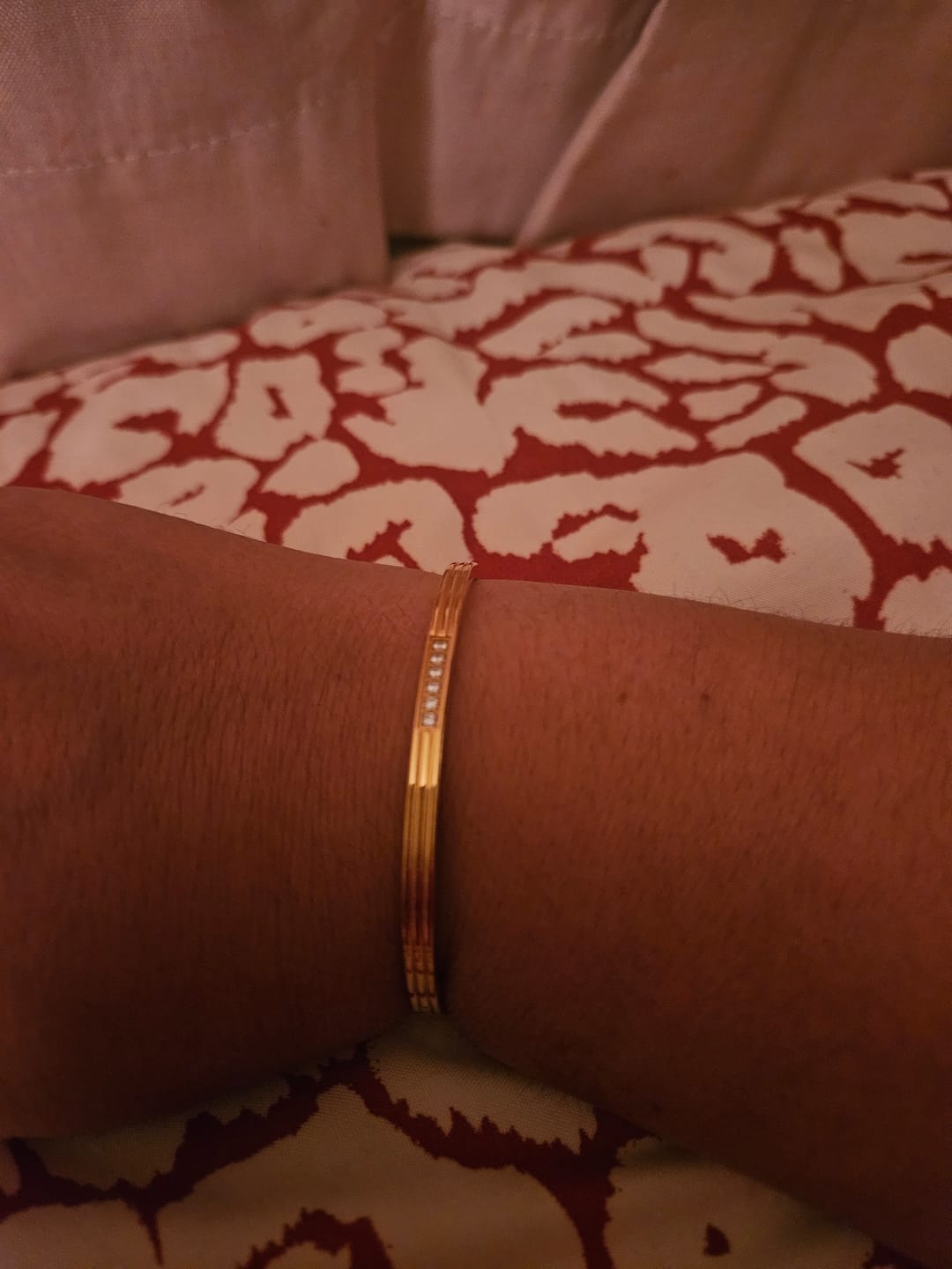 Customer photo review of Kim Crystal bangle