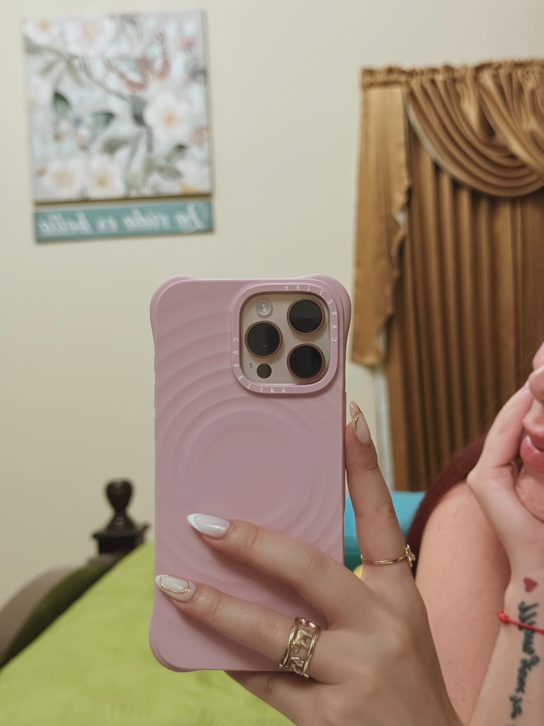 Customer photo review of Estuche Casetify Ripple con Magsafe - Rosado