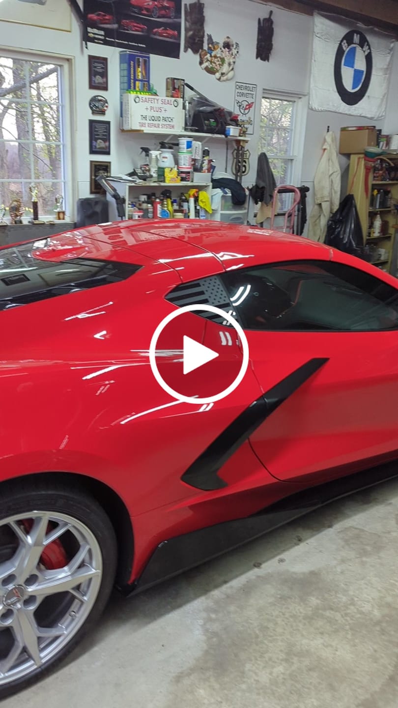 Customer video review of Chevrolet Corvette C8 Engine Bay Corner Vent Cover