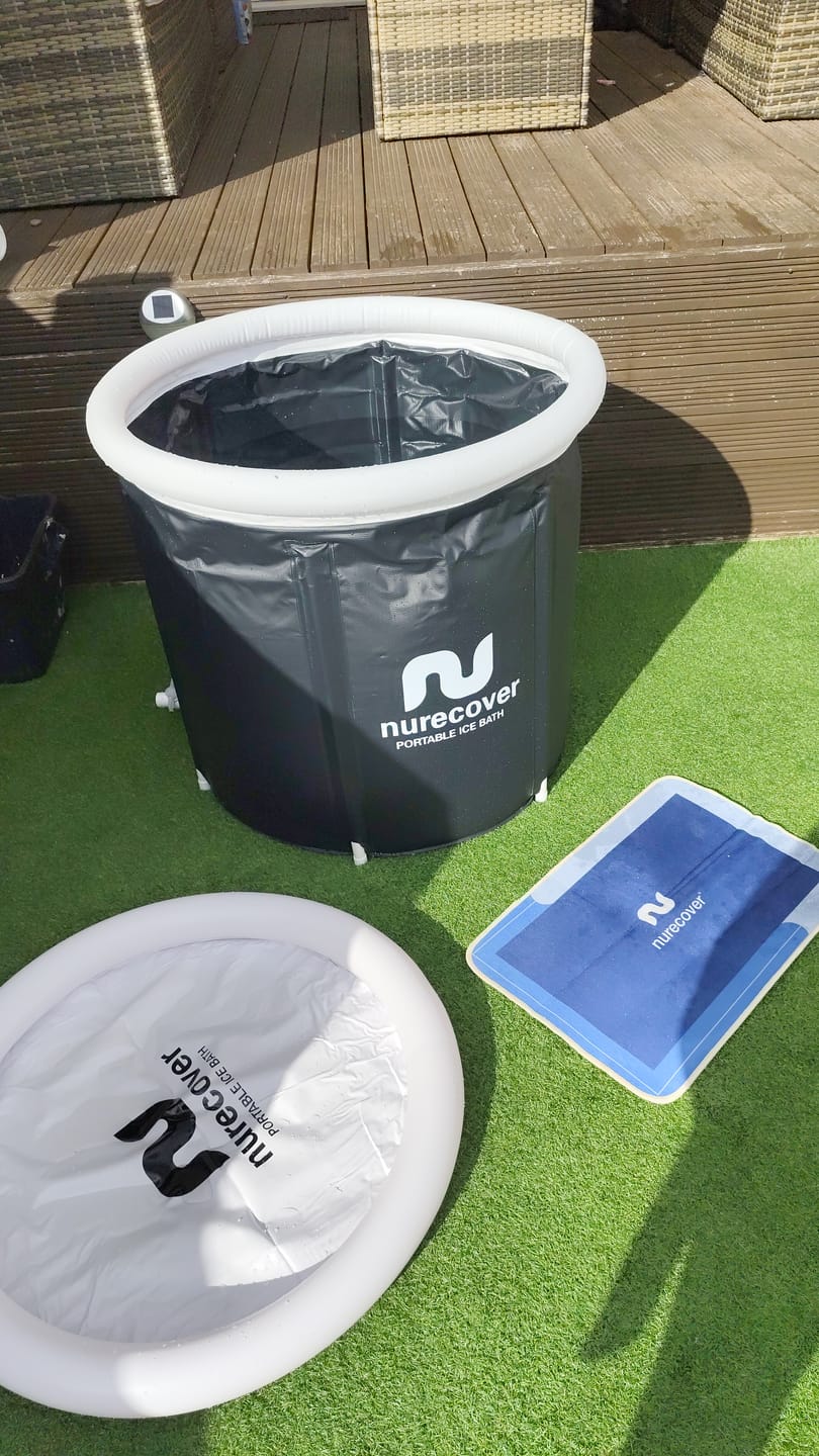 Customer photo review of nurecover Pod - Portable Ice Bath