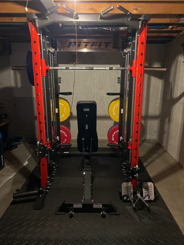 Customer photo review of RitFit BUFFALO Smith Machine Home Gym Package with Lat Pull Down and Cable Crossover