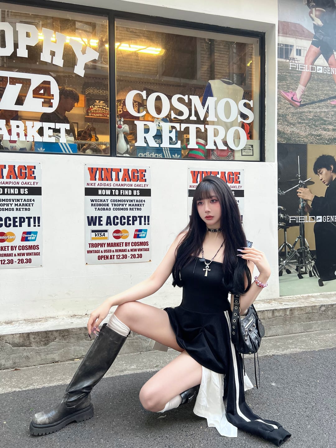 Customer photo review of WARDEN EDGE Asymmetric Tube Dress