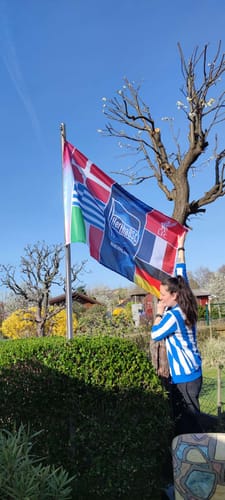 Customer photo review of Fahne inkl. Druck