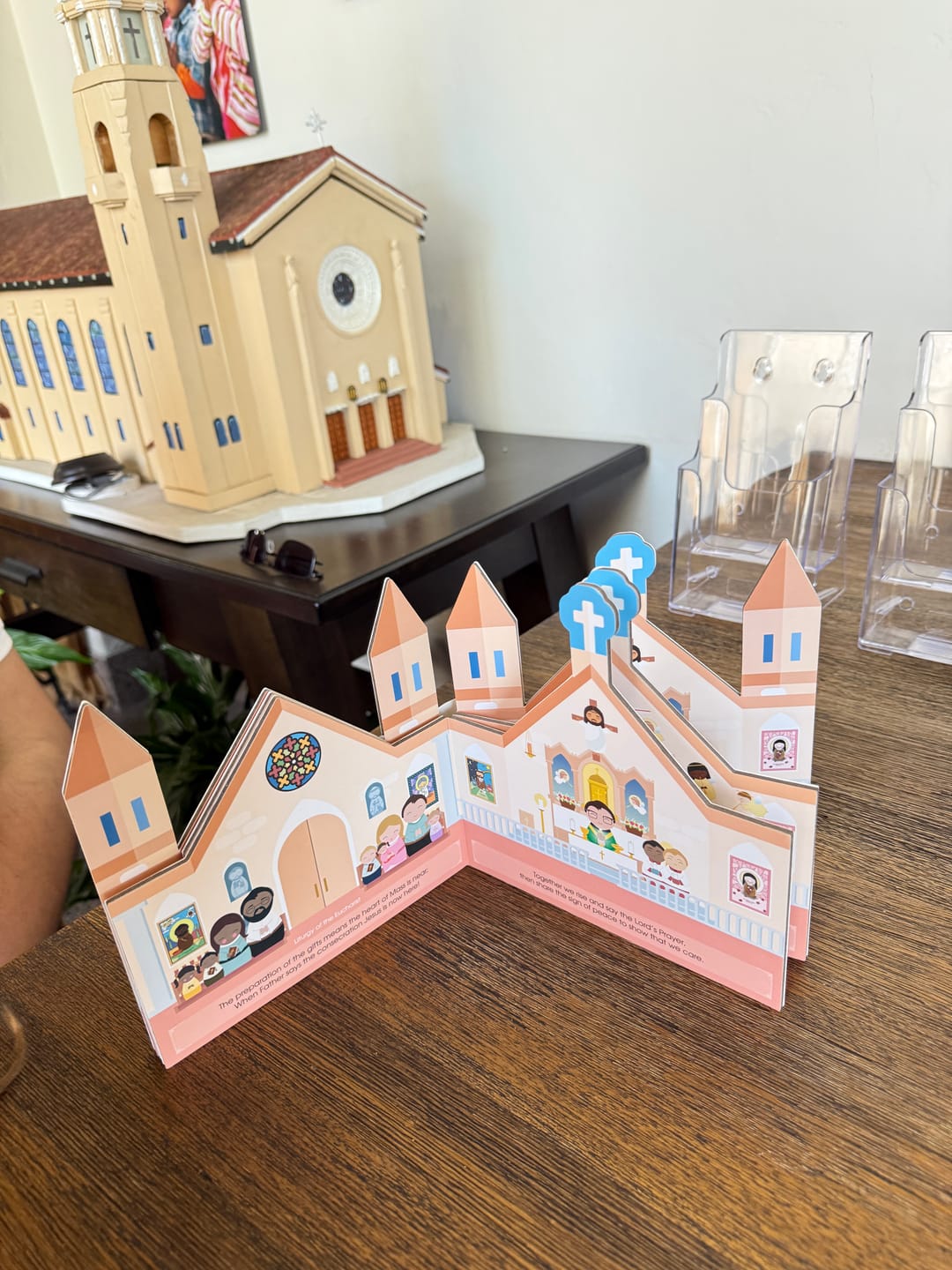 Customer photo review of When We Go to Mass - shaped board book