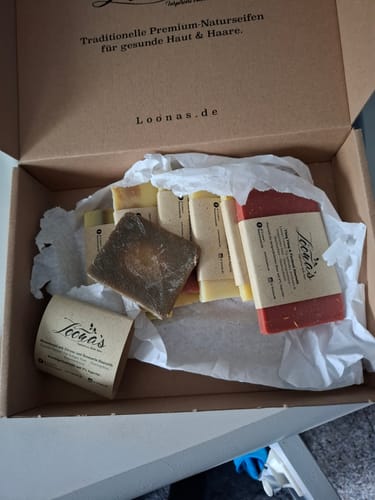 Customer photo review of Loona's Haarseife-Set mit Sisalsäckchen (Finde deine Haarseife)