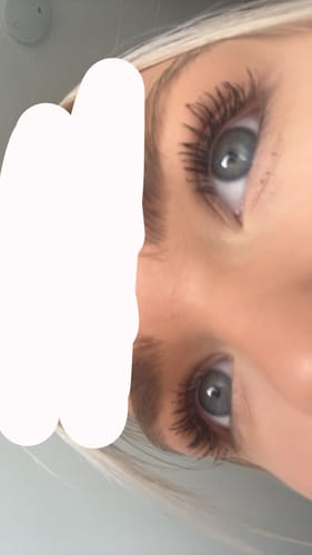 Customer photo review of Lash Growth Serum