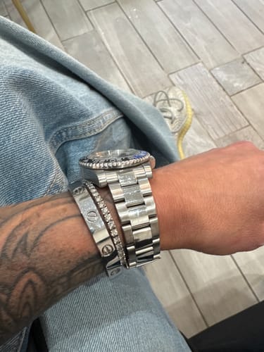 Customer photo review of 18K Juste Un Clou Bracelet 3.5 mm