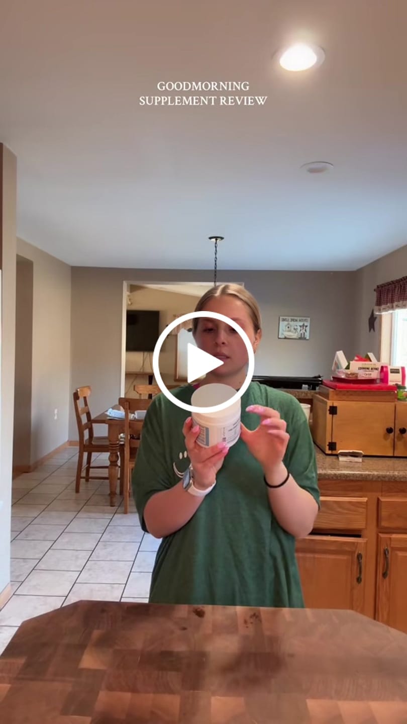 Customer video review of Good Mornin | Detox and Gut Performance Drink