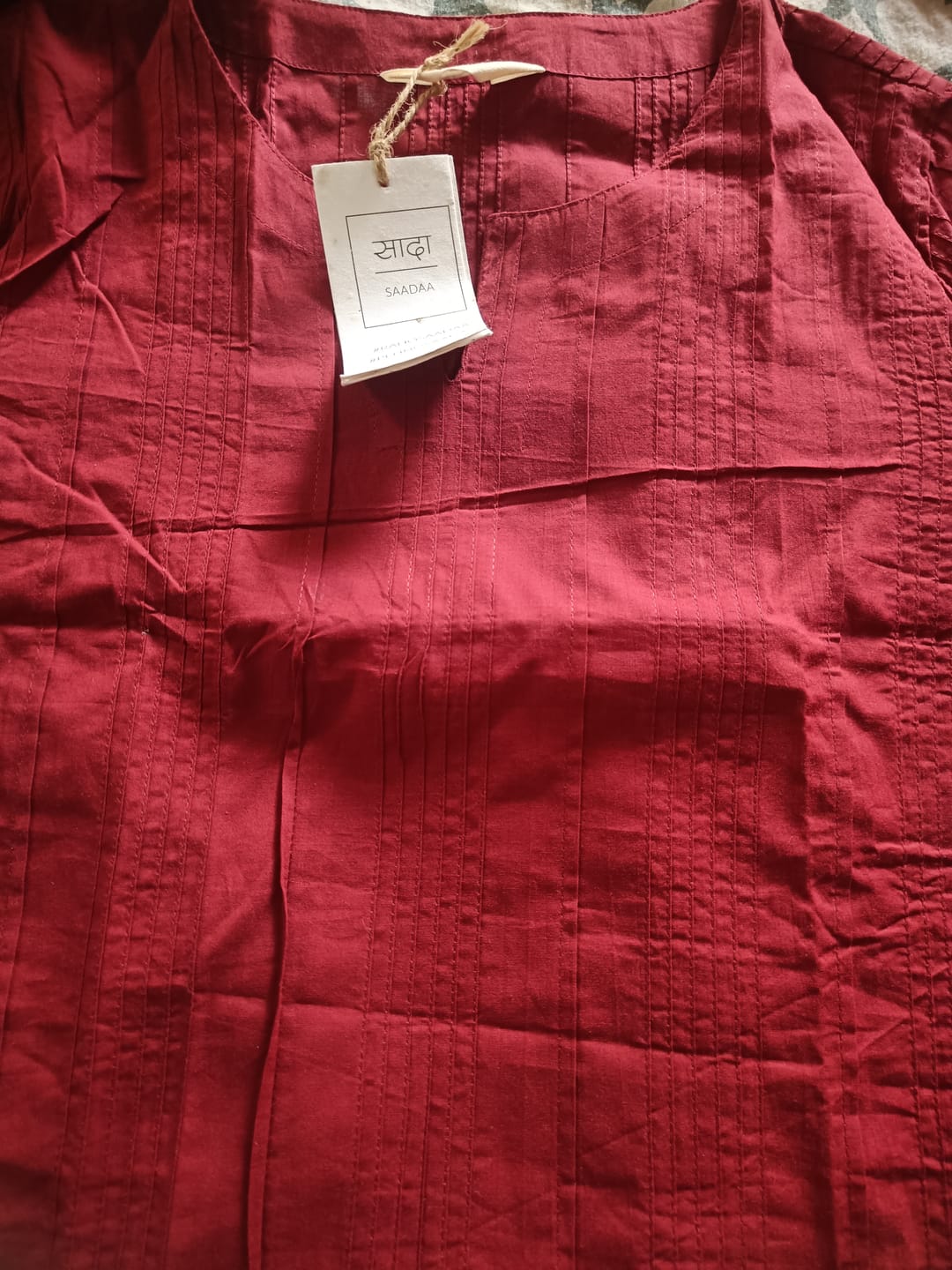 Customer photo review of Raspberry Everyday Cotton Top