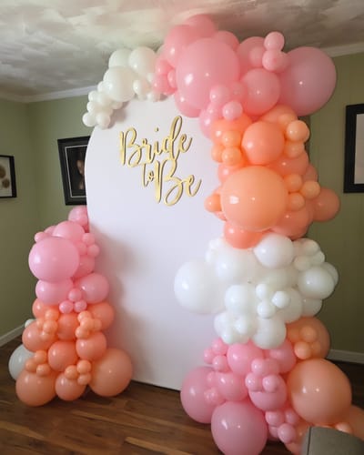 Customer photo review of 4x7ft Chiara Arched Backdrop Frame Custom Arched Wall Backdrop Cover for Party Decoration