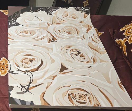 Customer photo review of White Roses