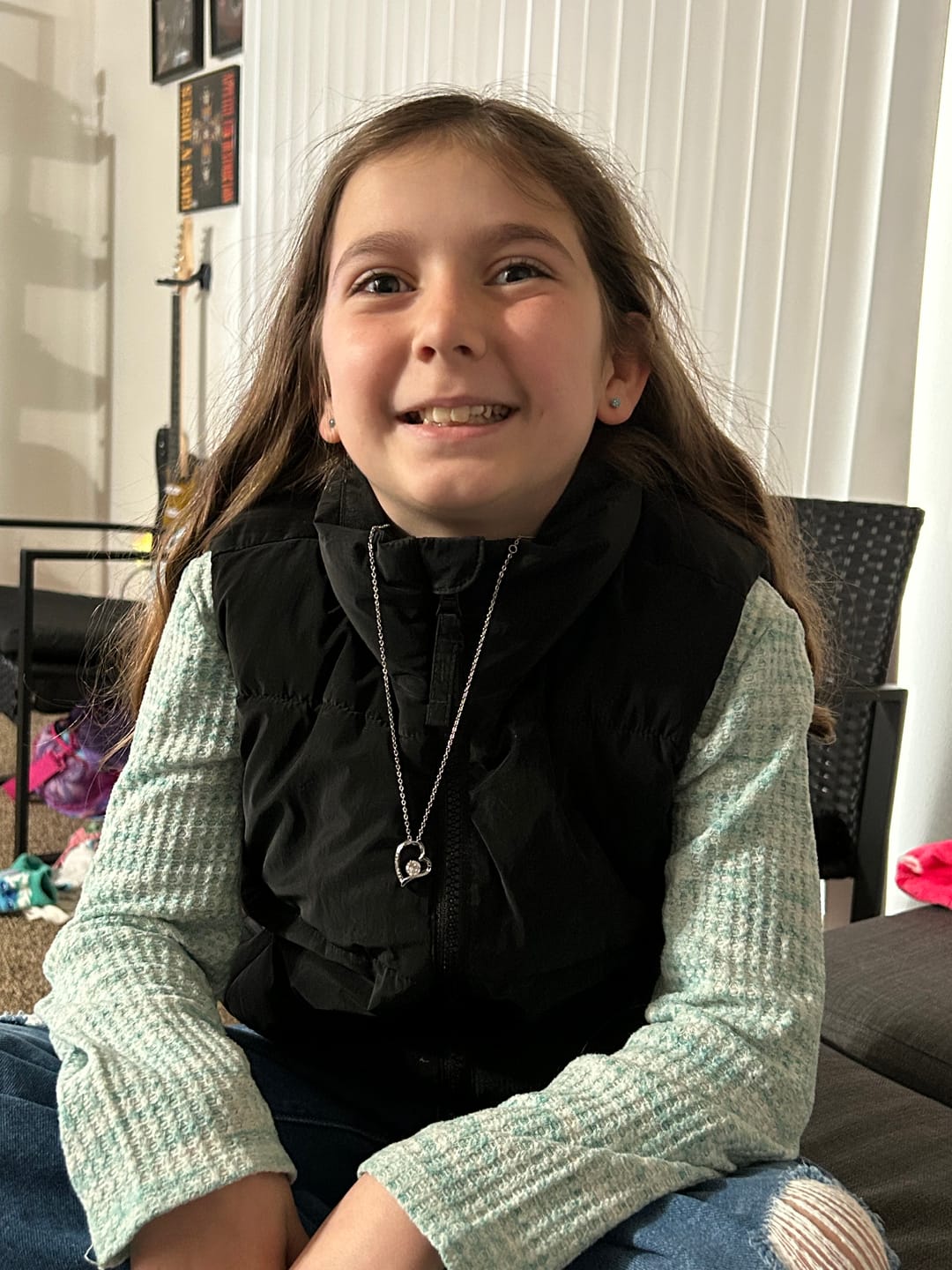 Customer photo review of You will always be my little girl - Necklace for Daughter from Dad