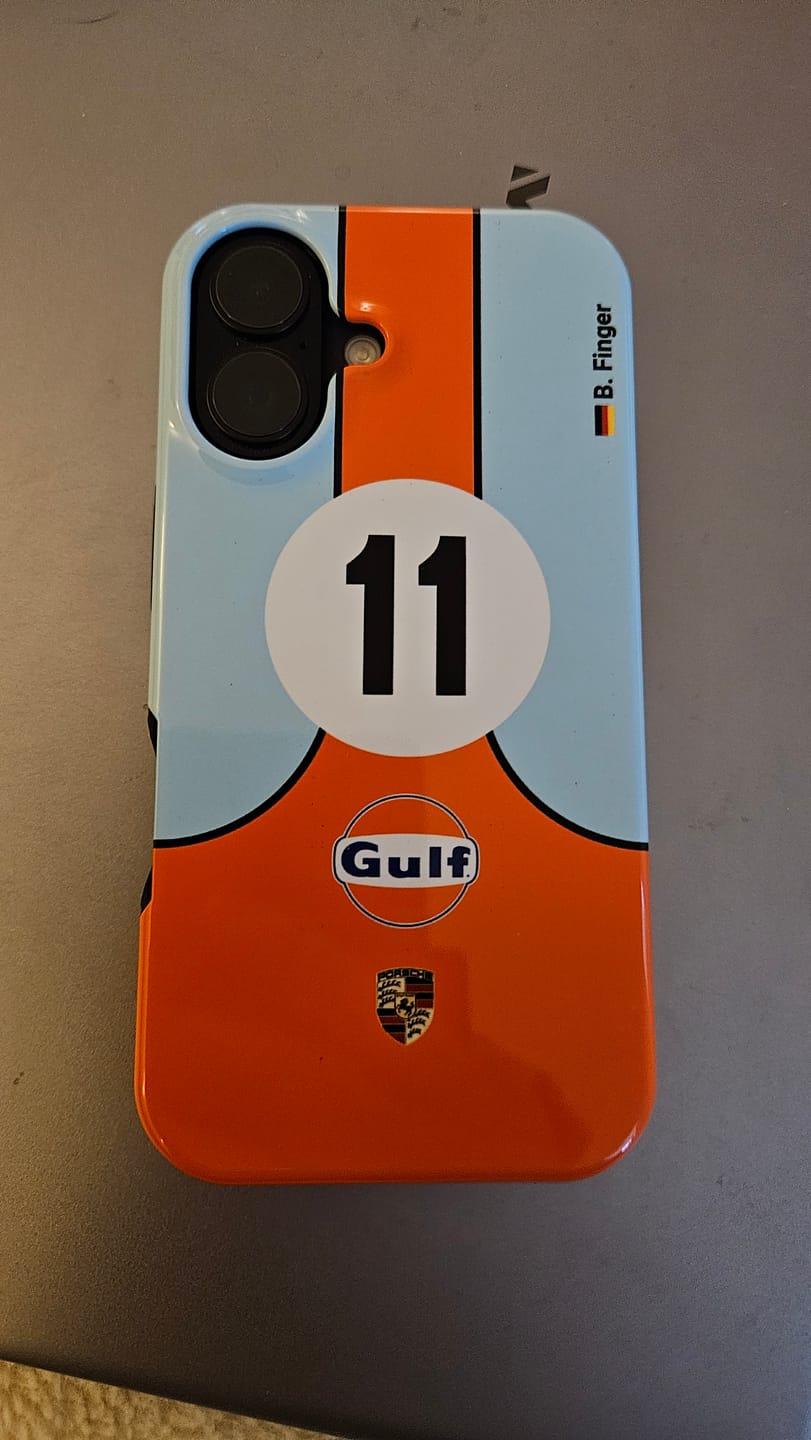 Customer photo review of 917K #20 Gulf 24h LM 1970 Livery - Individuelle Premium Hülle für iPhone
