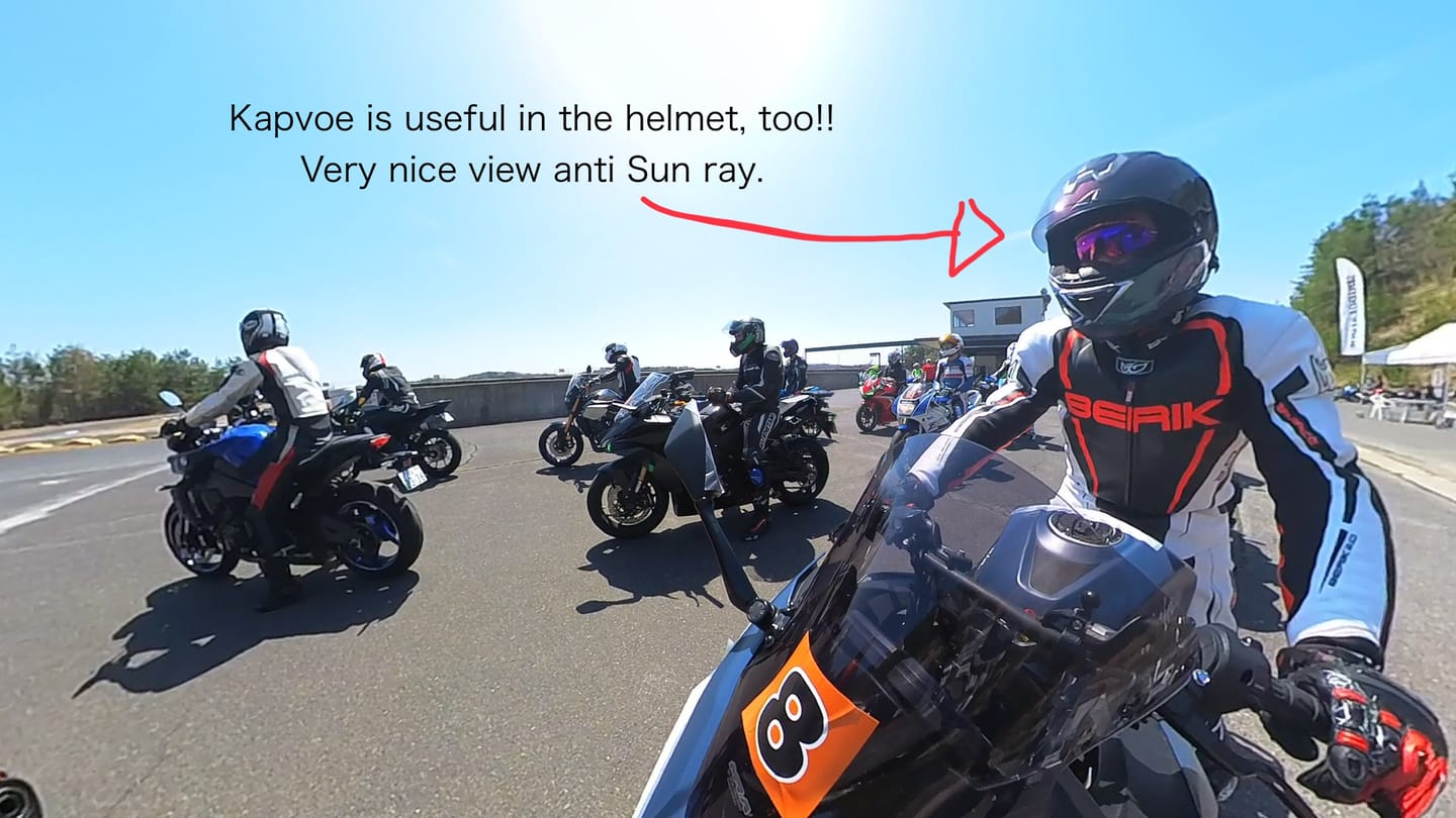 Customer photo review of Kapvoe X2 Sports Sunglasses