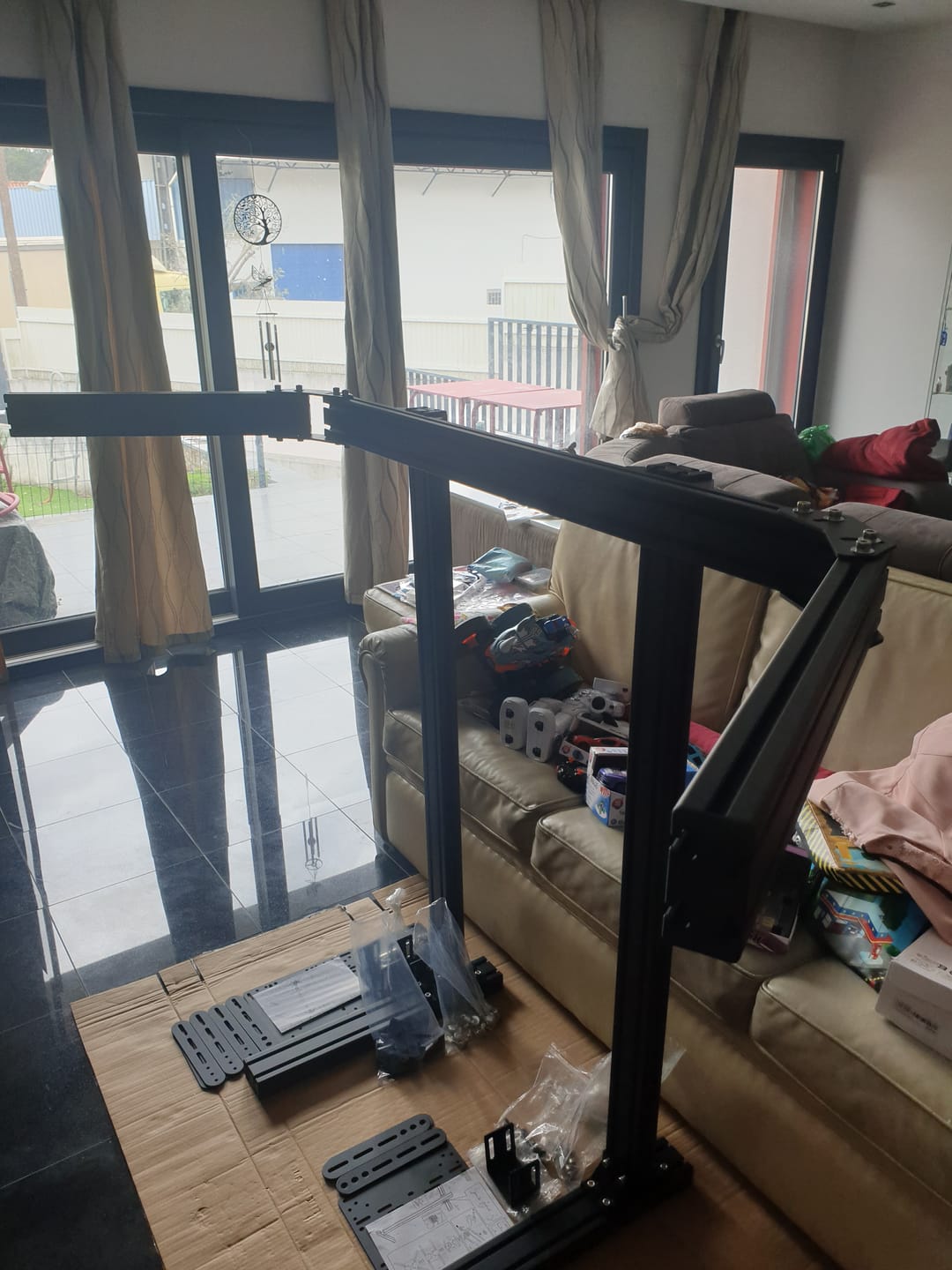 Customer photo review of Simulator Monitor Stand