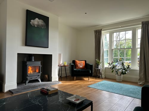 Customer photo review of Jade Cloud Print