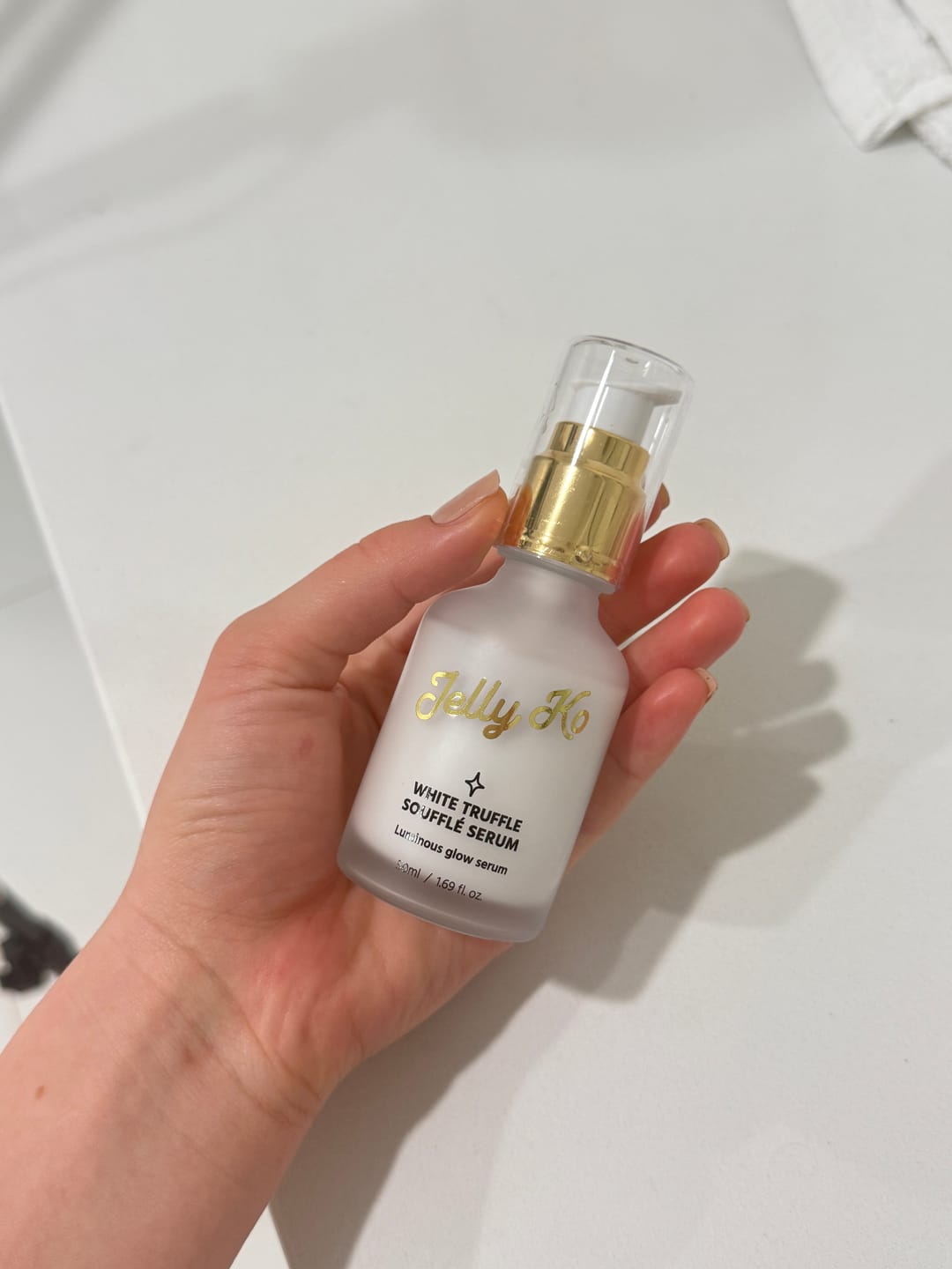Customer photo review of Jelly Ko White Truffle Soufflé Serum