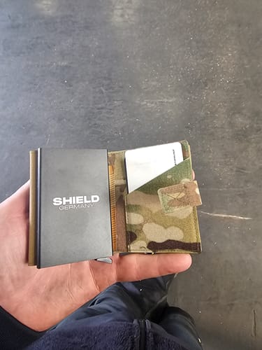 Customer photo review of Tactical Wallet First Edition - Multicam
