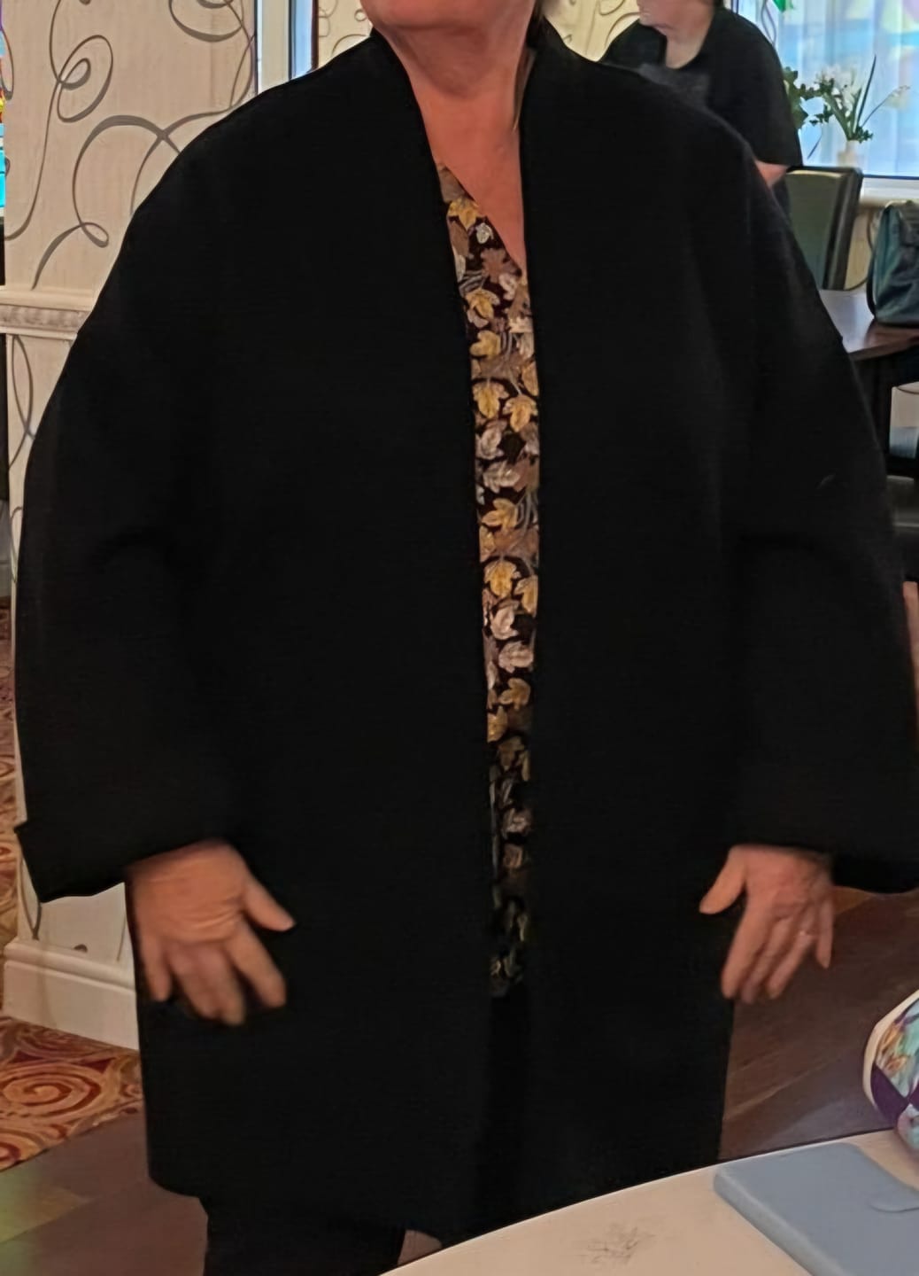 Customer photo review of Plain 100% Boiled Wool Fabric