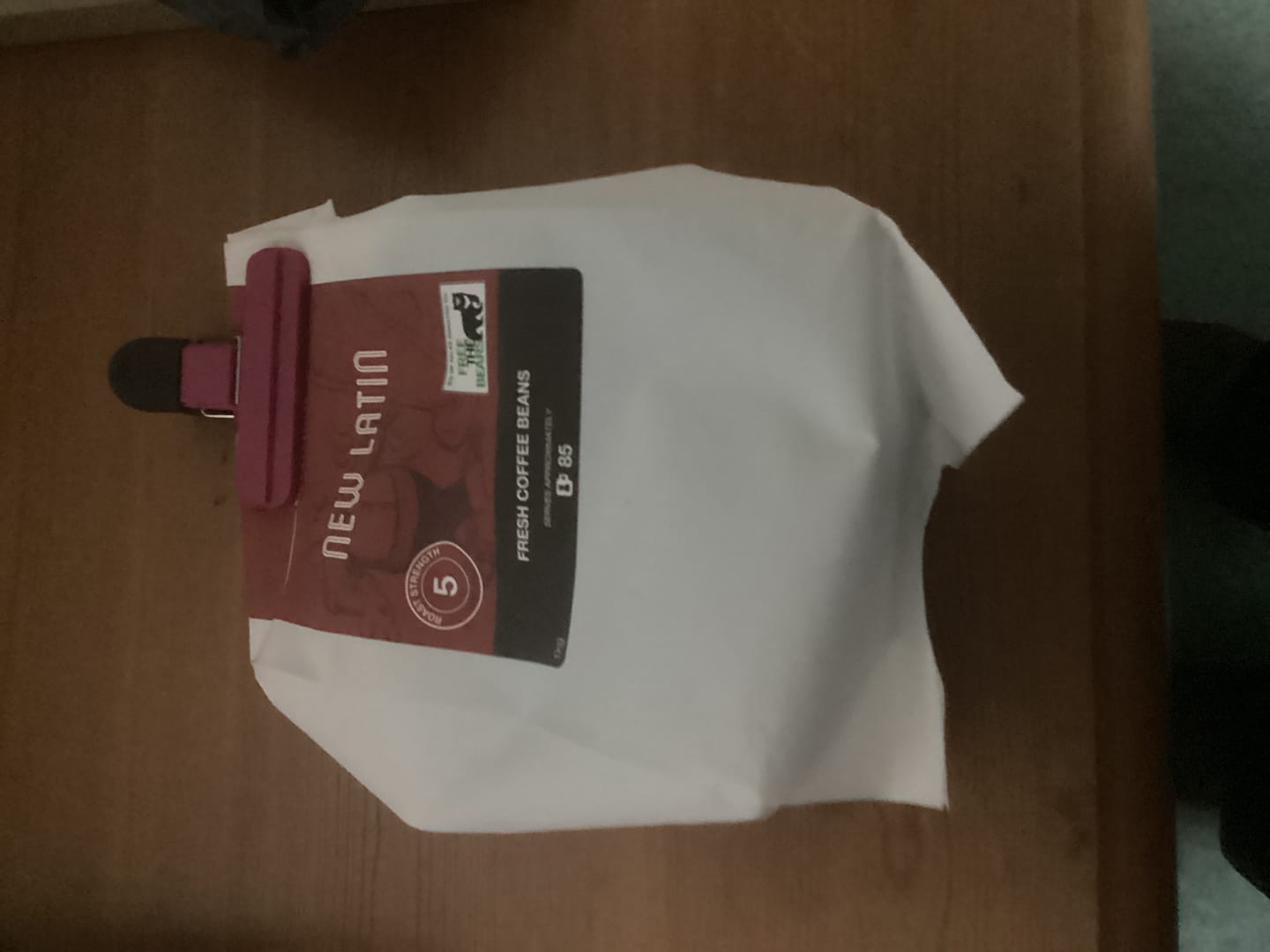 Customer photo review of Strong Dark Roast Coffee - New Latin - Strength 5