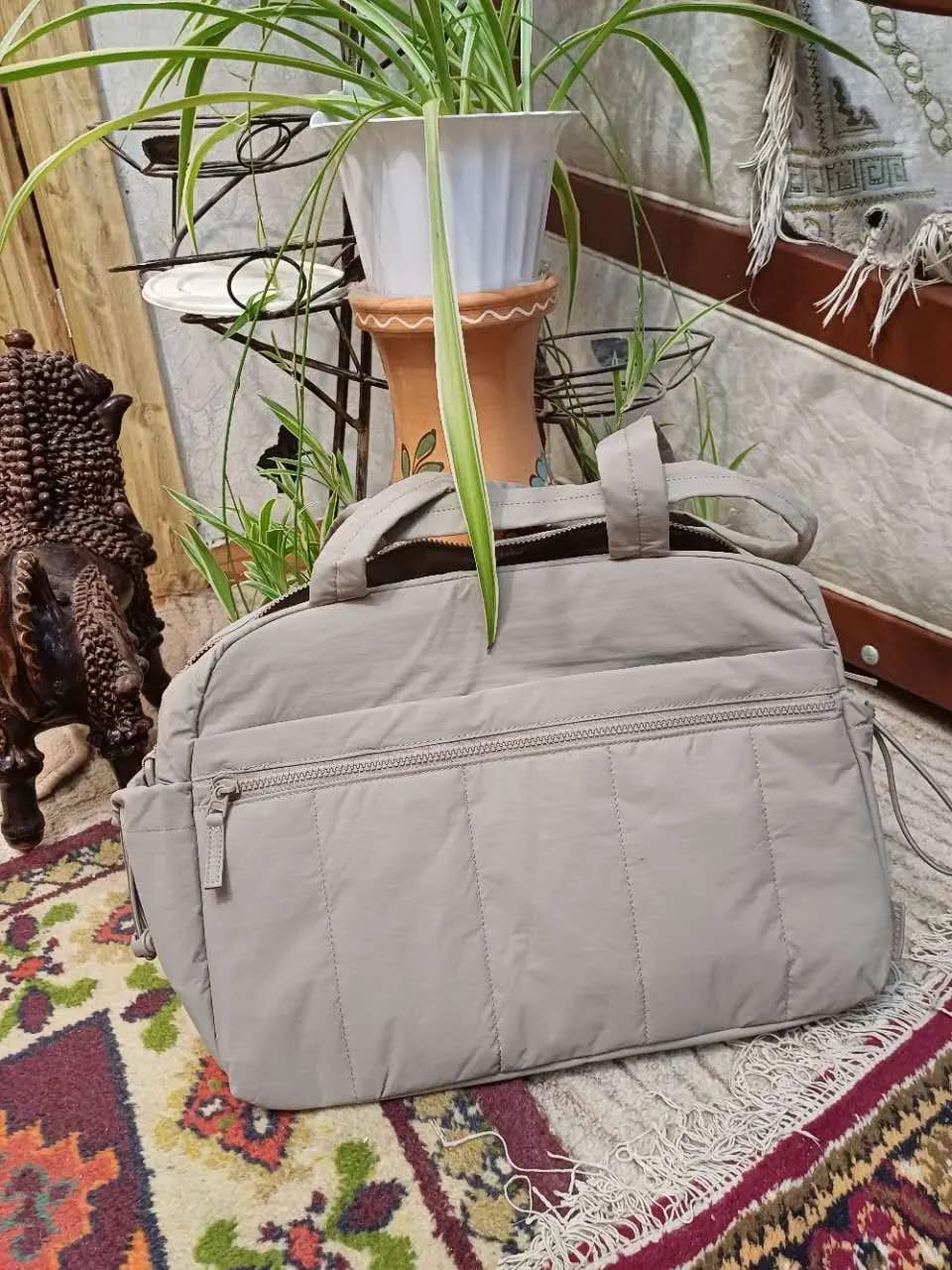 Customer photo review of Sac Week-End Femme Matelassé