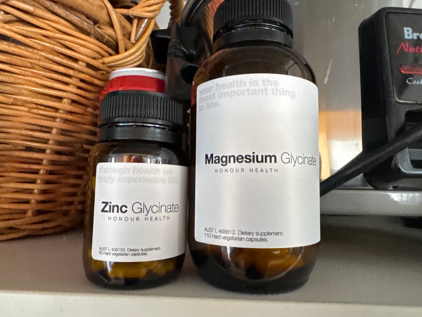 Customer photo review of Zinc Glycinate - 60 Capsules