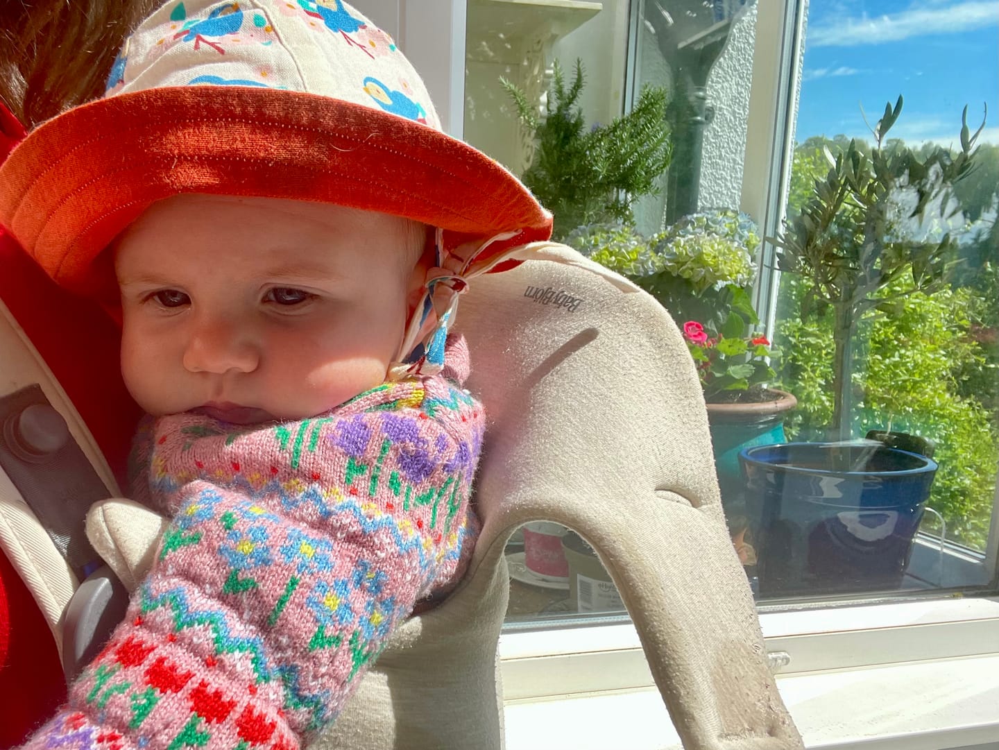 Customer photo review of Bluebirds Reversible Sunhat