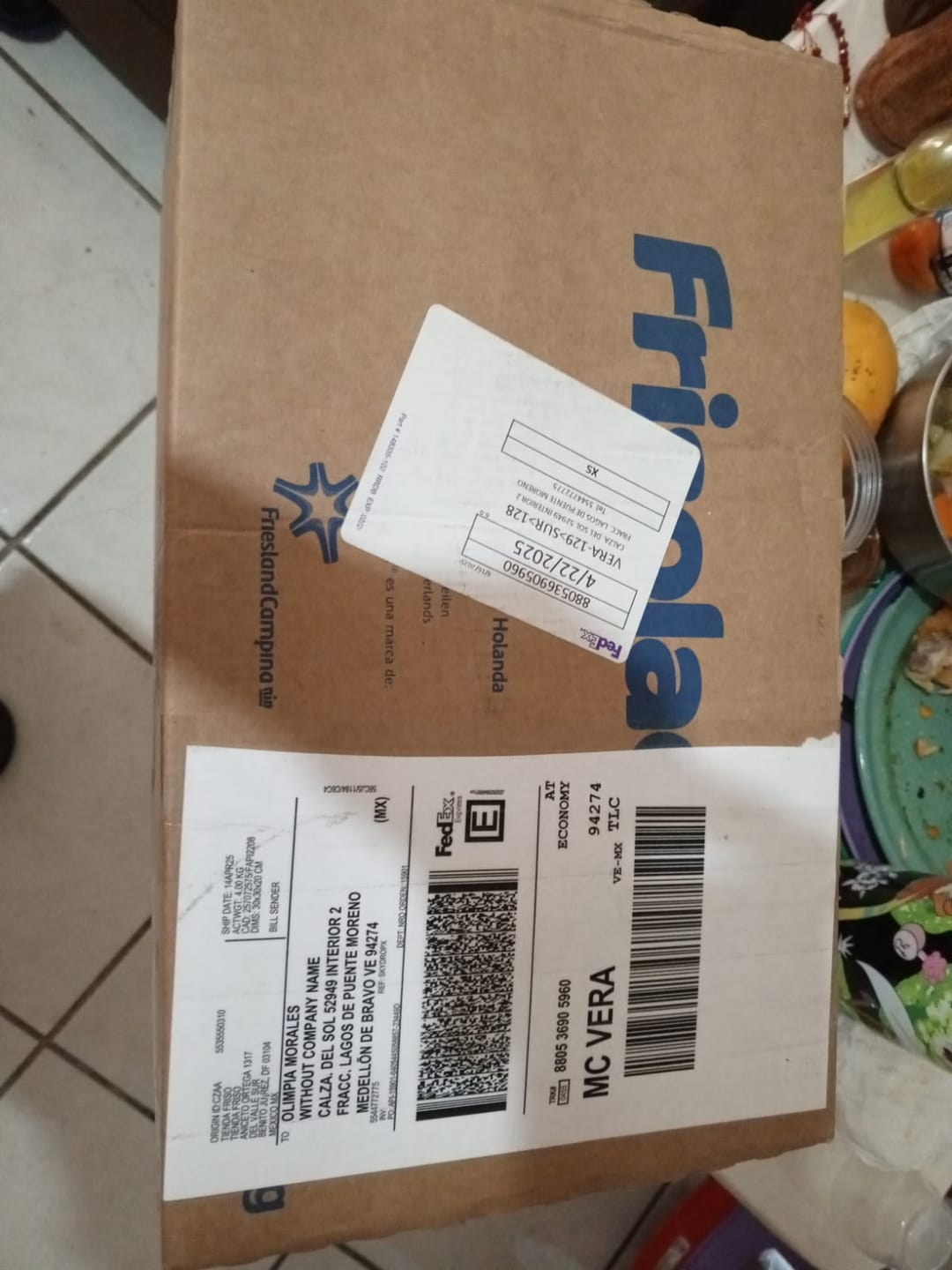 Customer photo review of Frisolac Gold 2 (6-12 Meses) 3 Pack 3.6 Kg