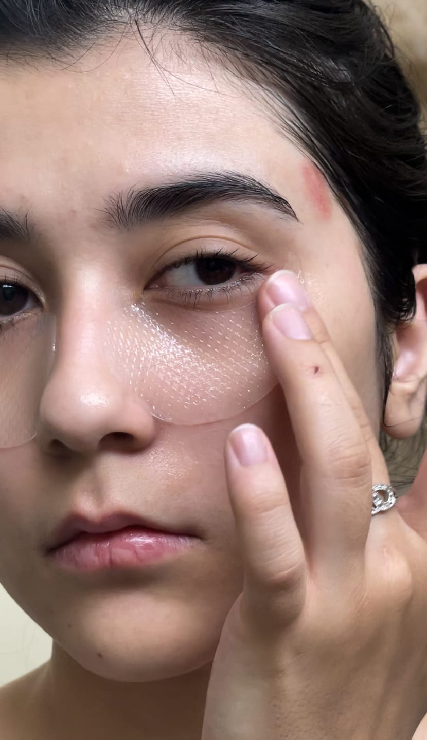 Customer photo review of Collagen eye patch Jericho rose jelly