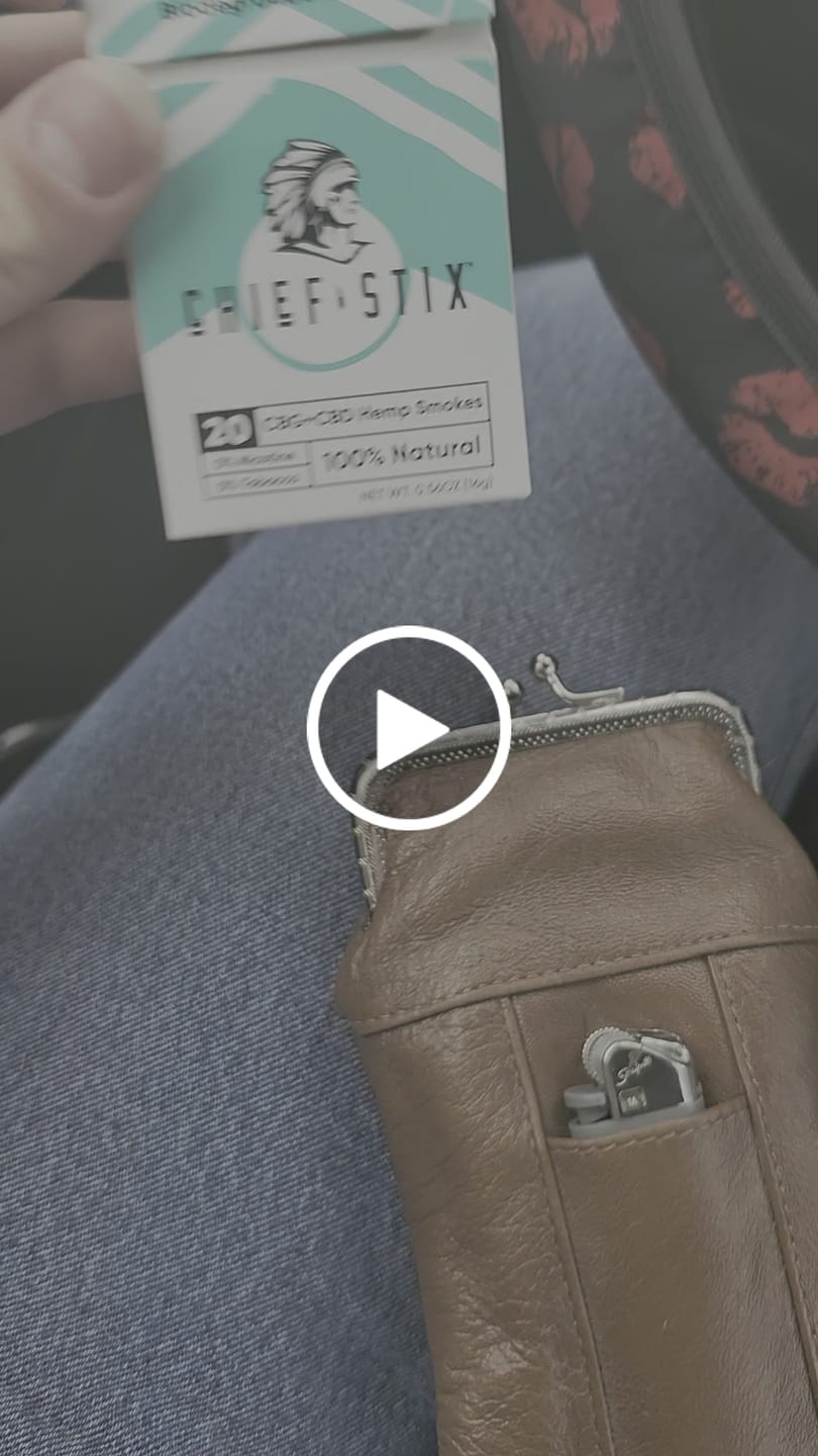 Customer video review of Chief Stix 20ct Hemp Smokes