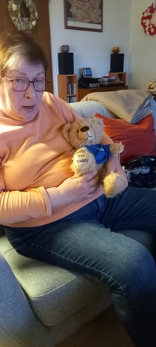 Customer photo review of Eddy The Teddy Bear