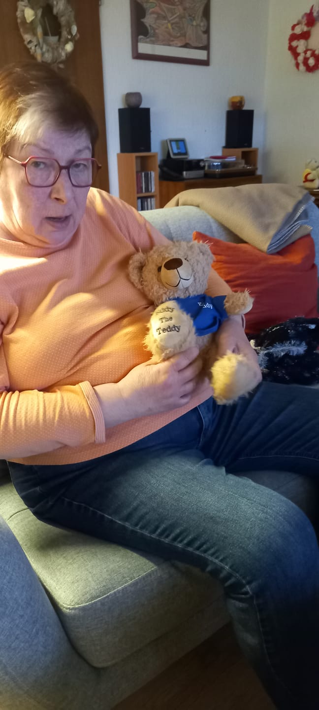 Customer photo review of Eddy The Teddy Bear